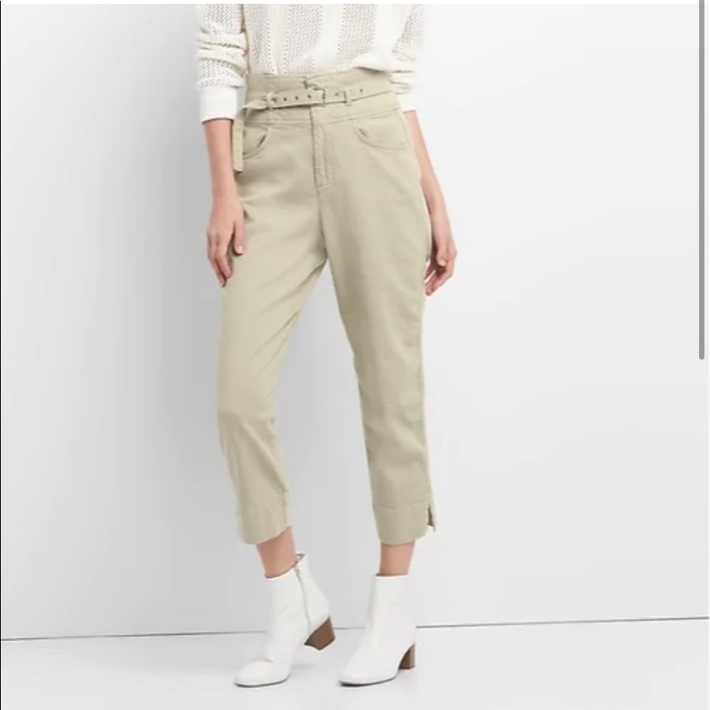 Gap High Rise Crop Chinos